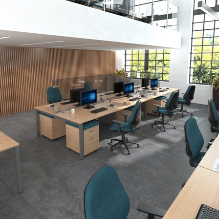 Fixed Desk Acrylic Screens