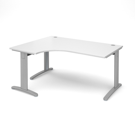 Left Hand Workstation TR10 Deluxe White Silver