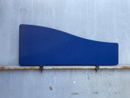 Wave 1200mm Desk Top Screen Blue Graphite